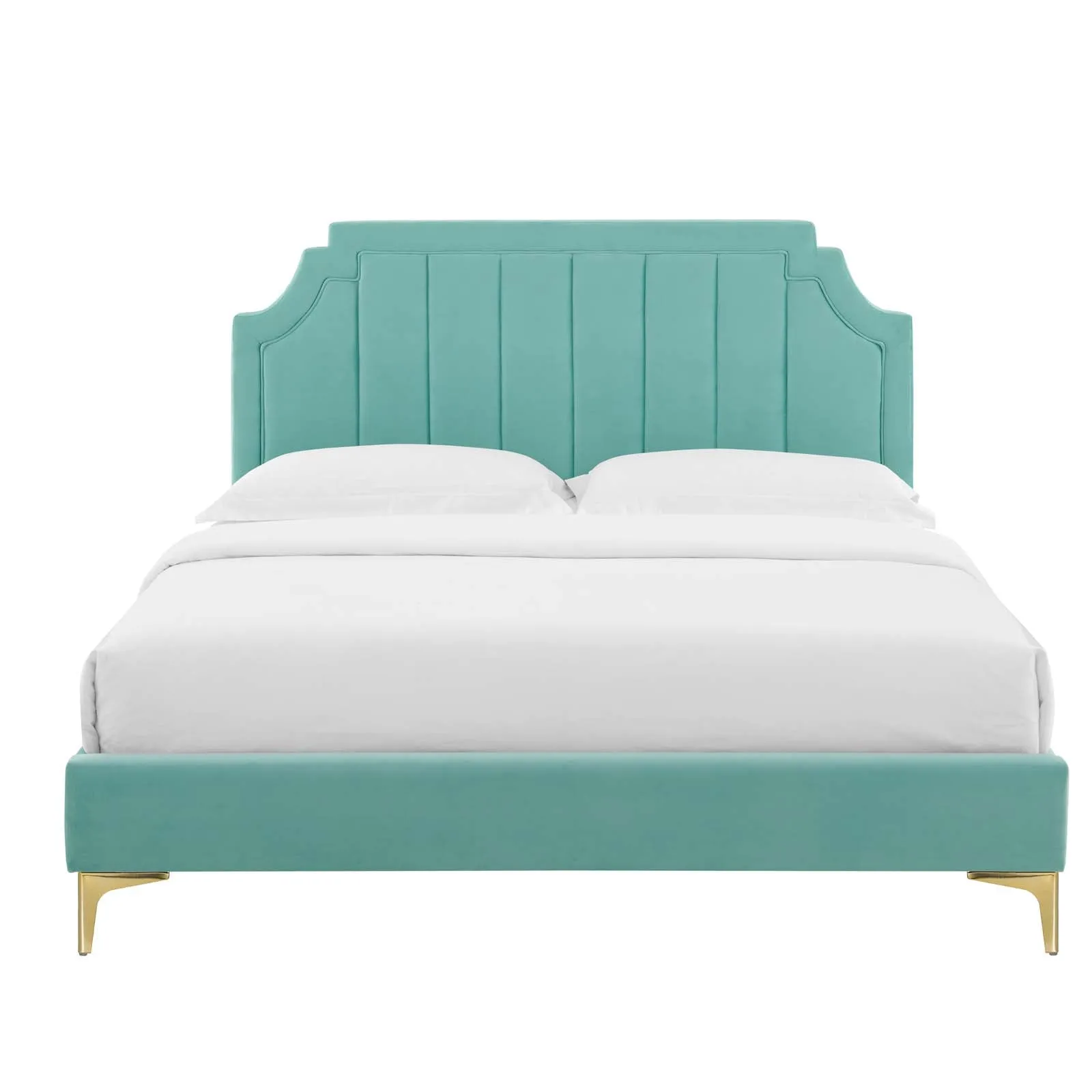 Sienna Performance Velvet Platform Bed