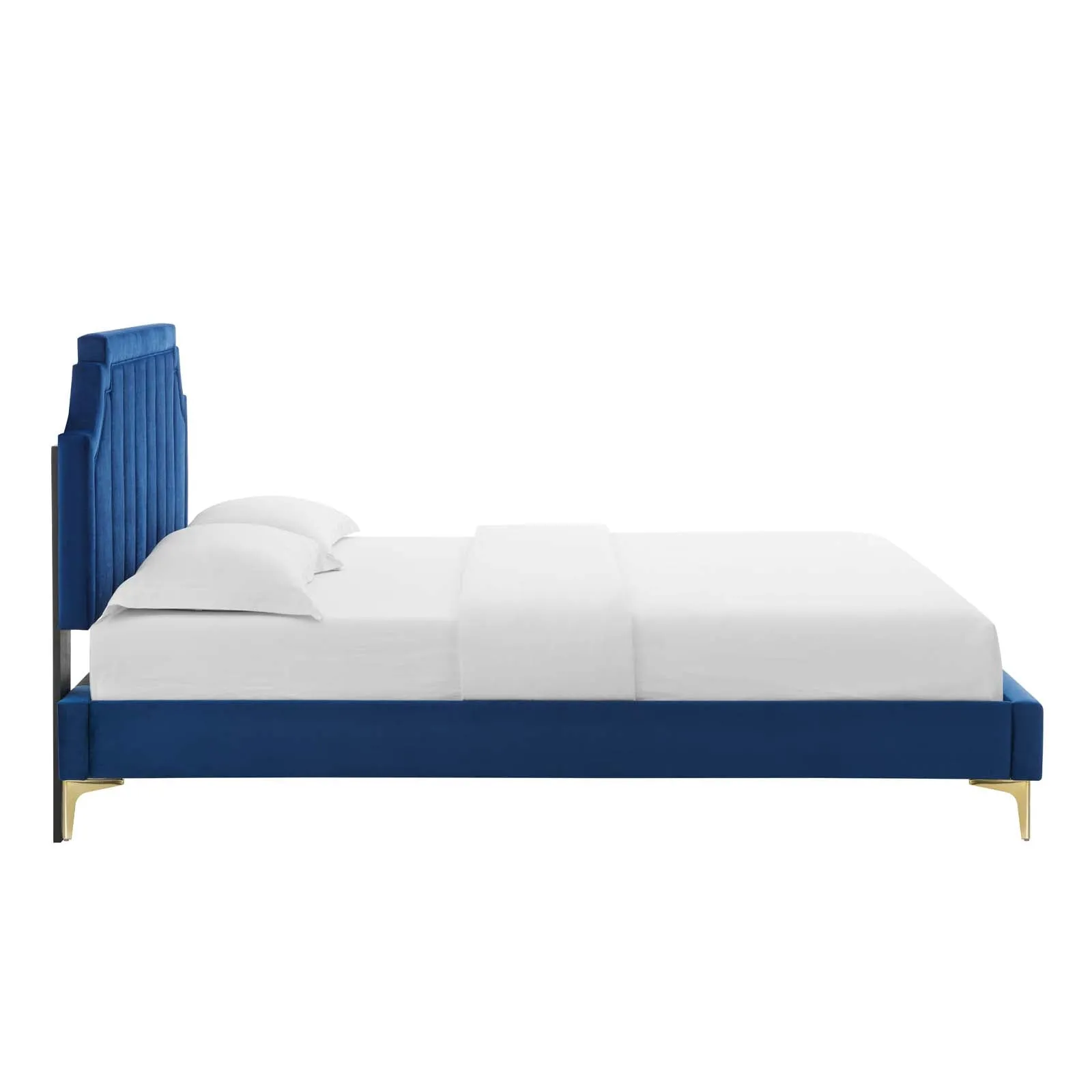 Sienna Performance Velvet Platform Bed