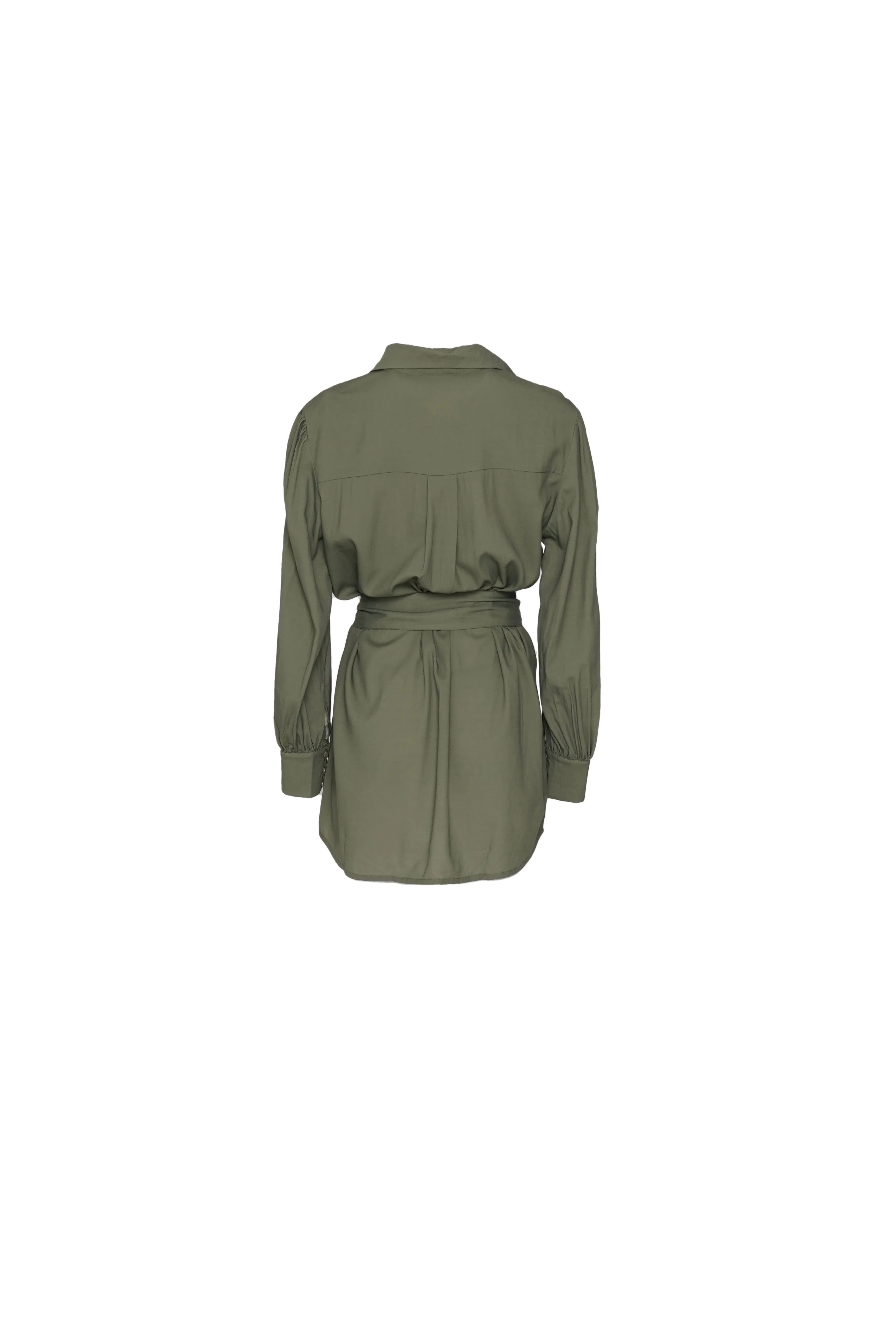 Sienna Shirt Dress | Olive