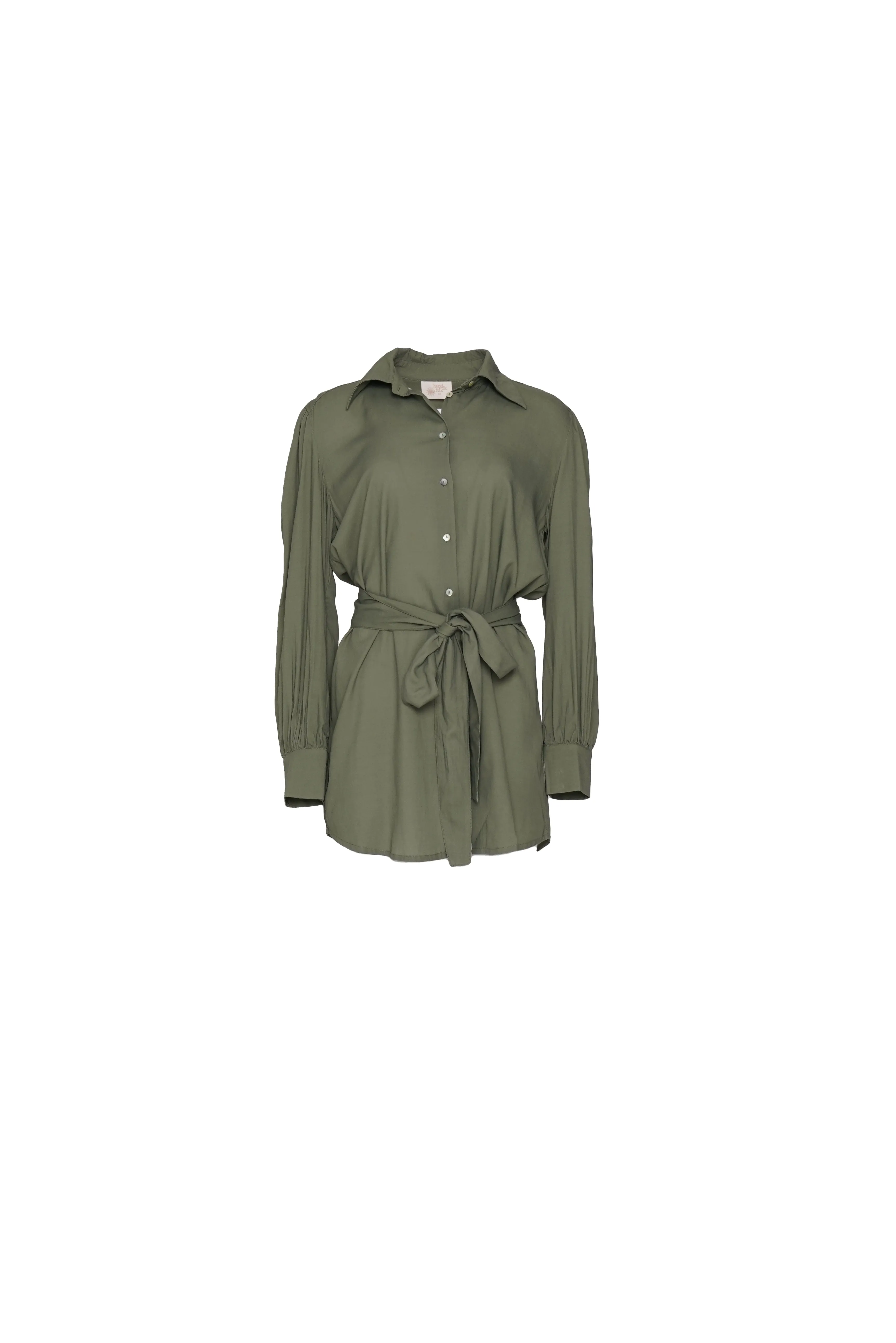 Sienna Shirt Dress | Olive