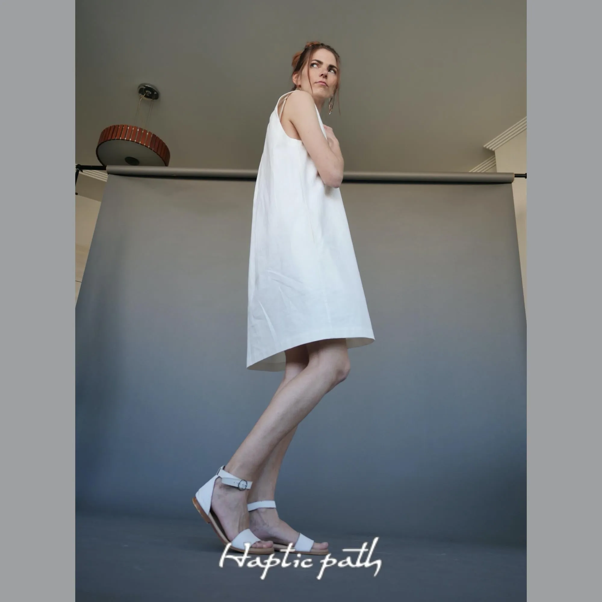 Sleeveless dress with pockets ETESIAN