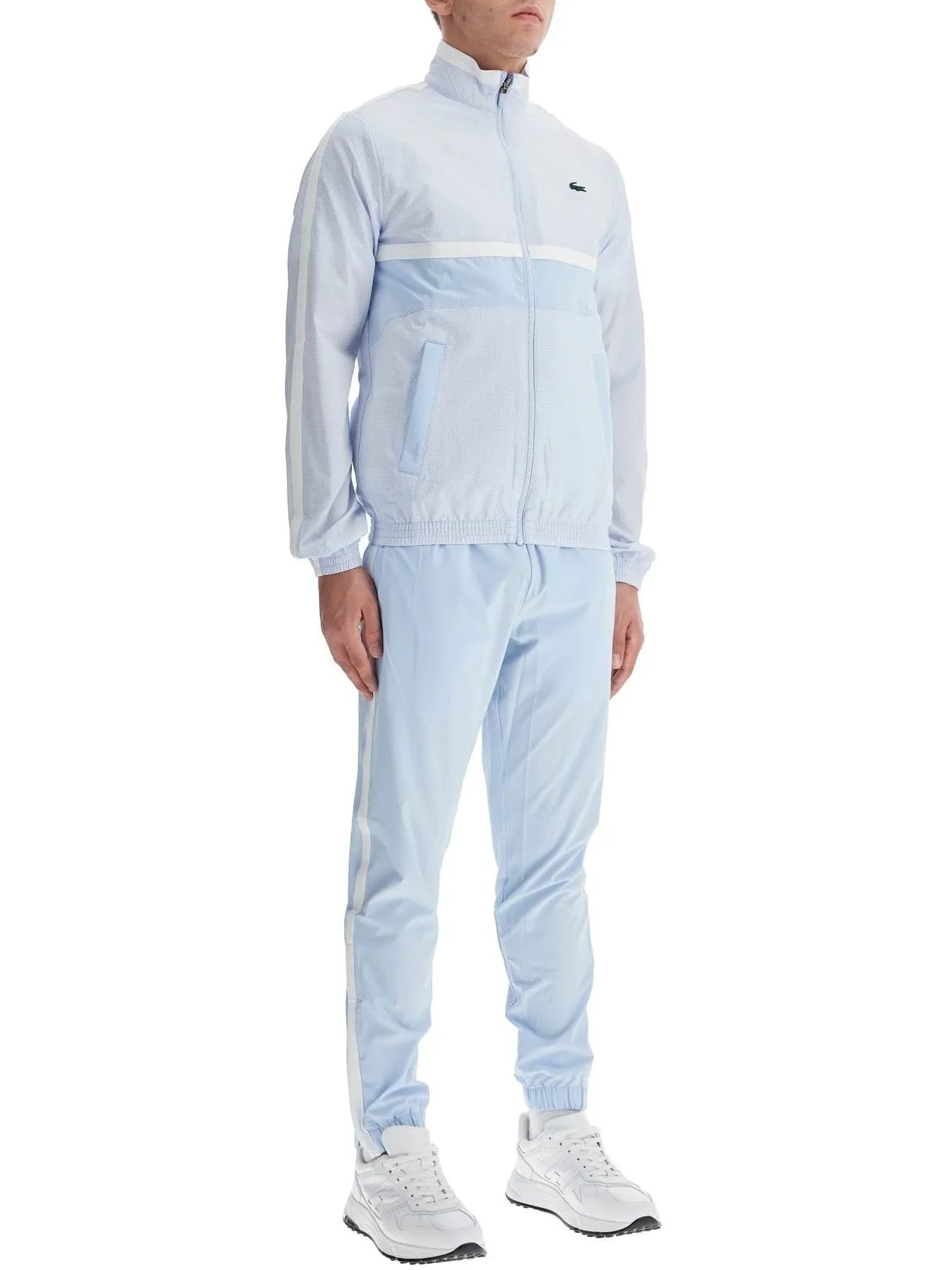 Sporty Patchwork Technical Jumpsuit