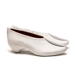 SS24 GENE White | Leather Slip On