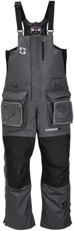 Striker Men's Predator Durable Windproof Water-Resistant Ice Fishing Bib Sureflote Flotation Technology