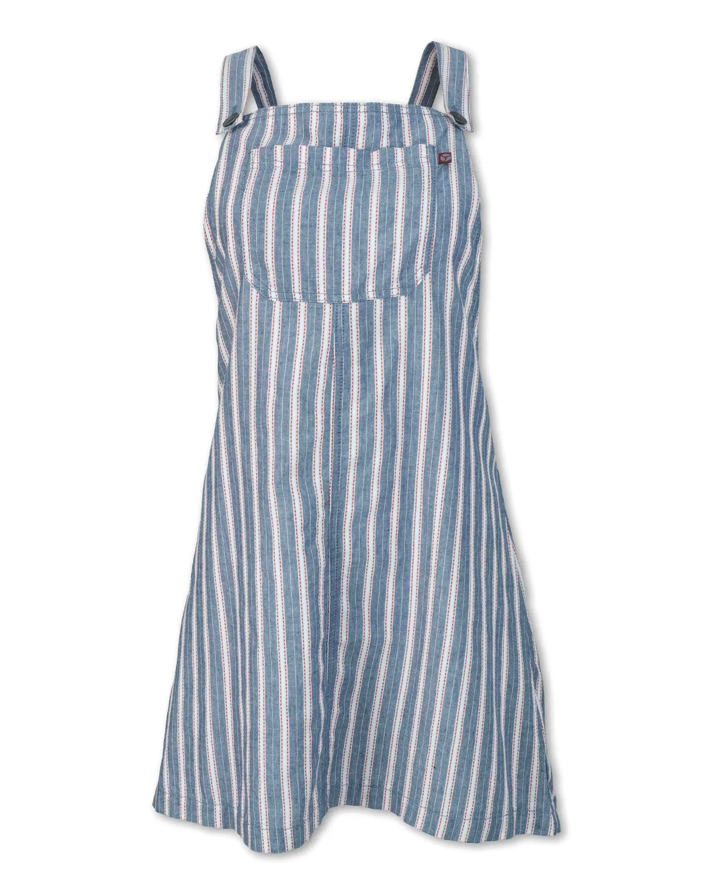 Striped Overall Dress - SALE
