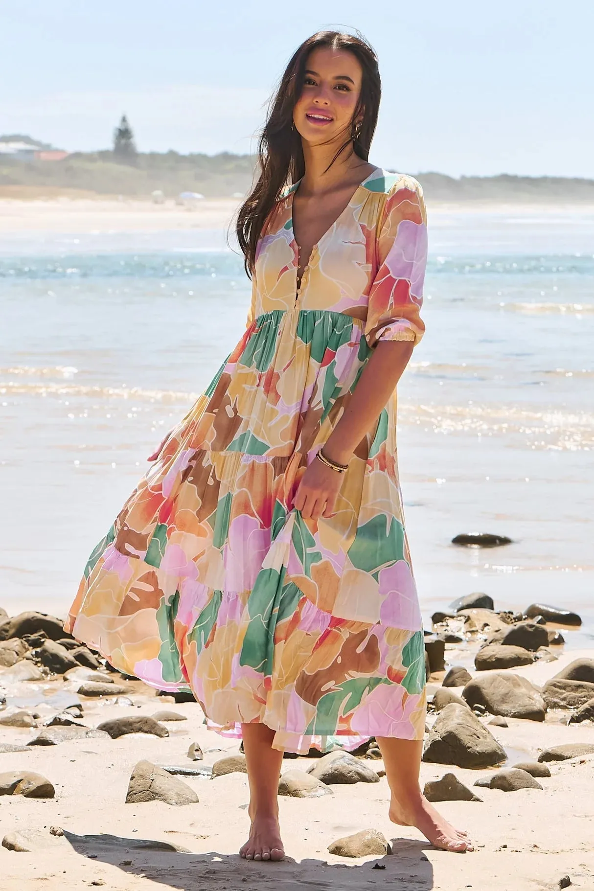 Tallulah Print - Eve Midi Dress
