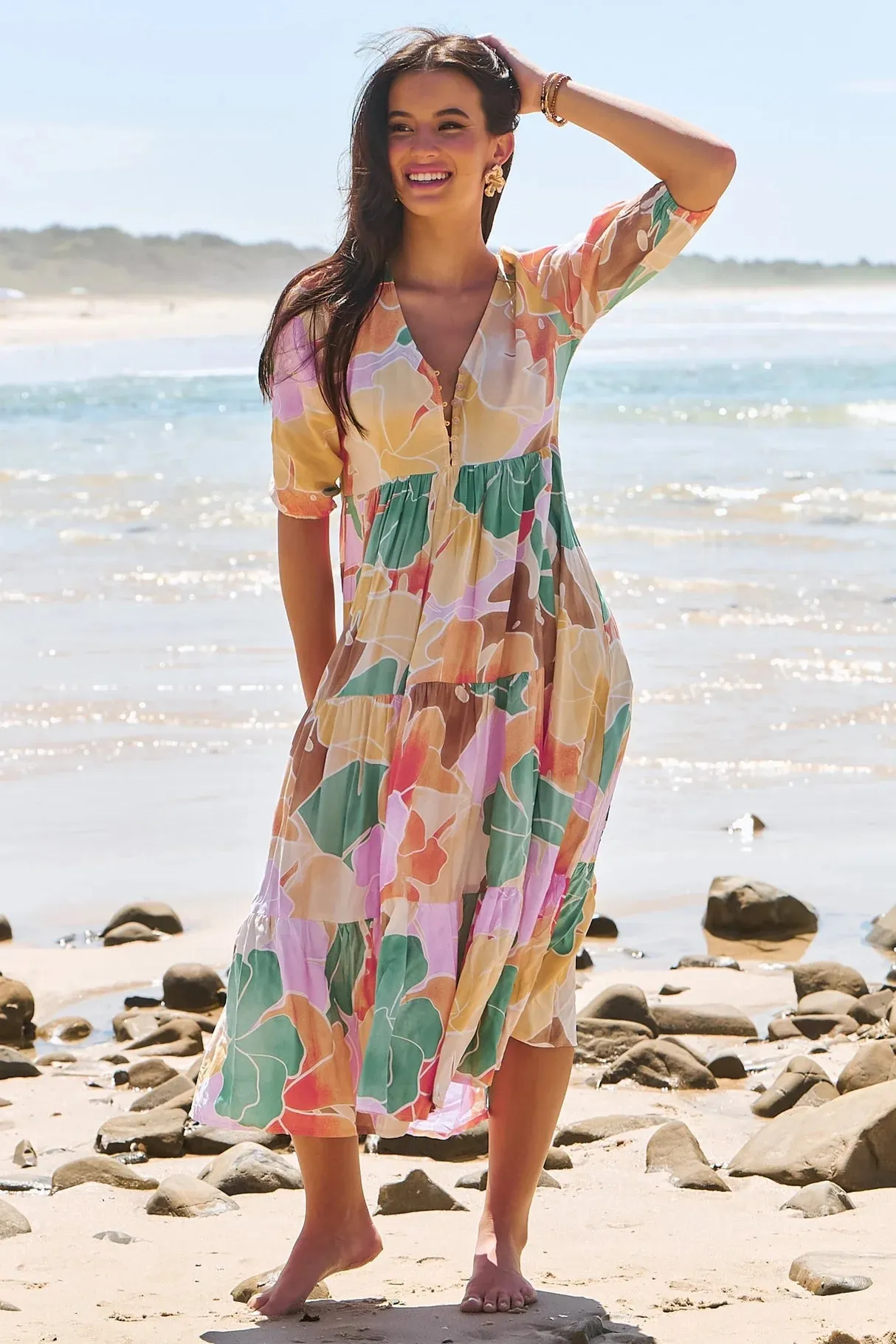 Tallulah Print - Eve Midi Dress