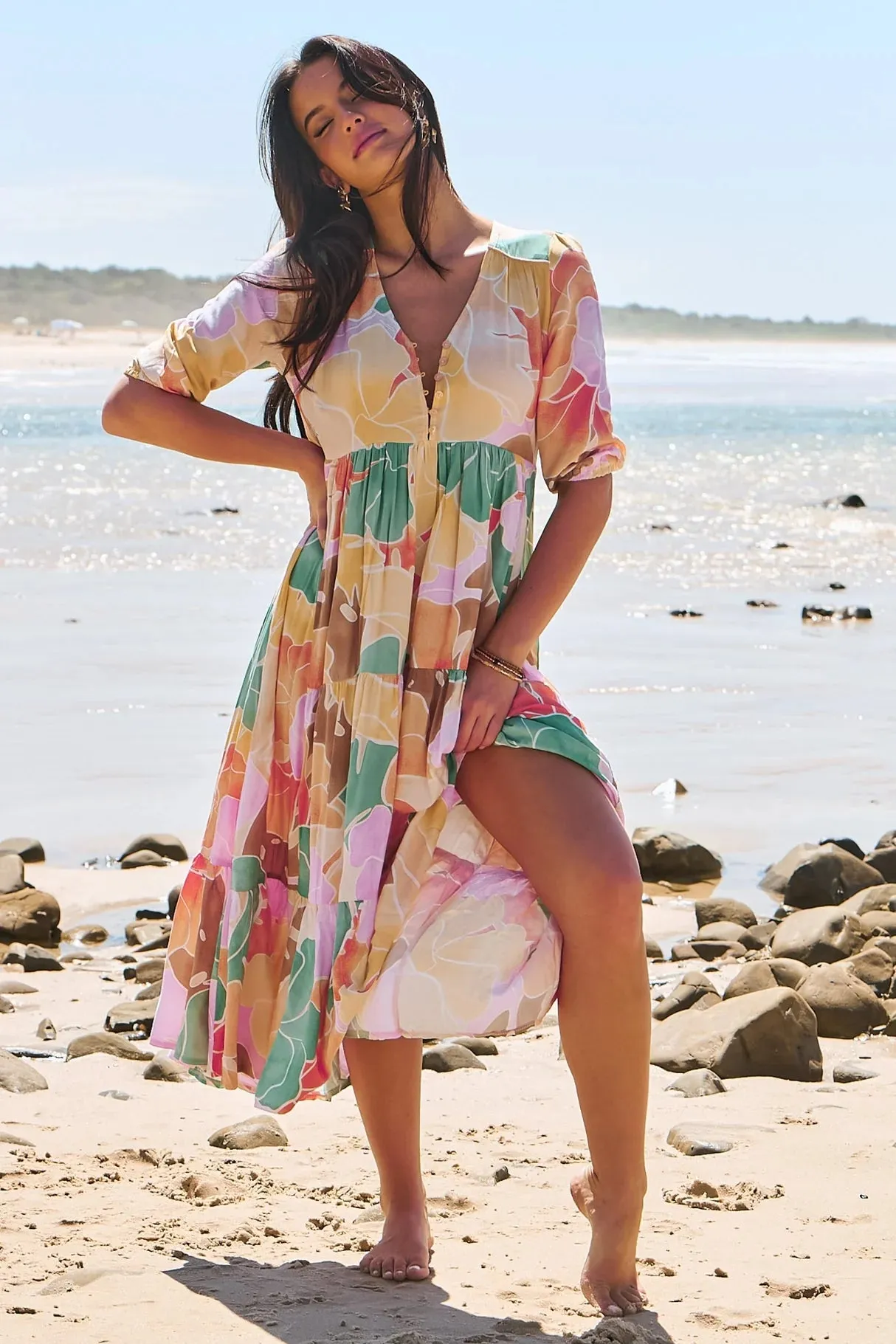 Tallulah Print - Eve Midi Dress