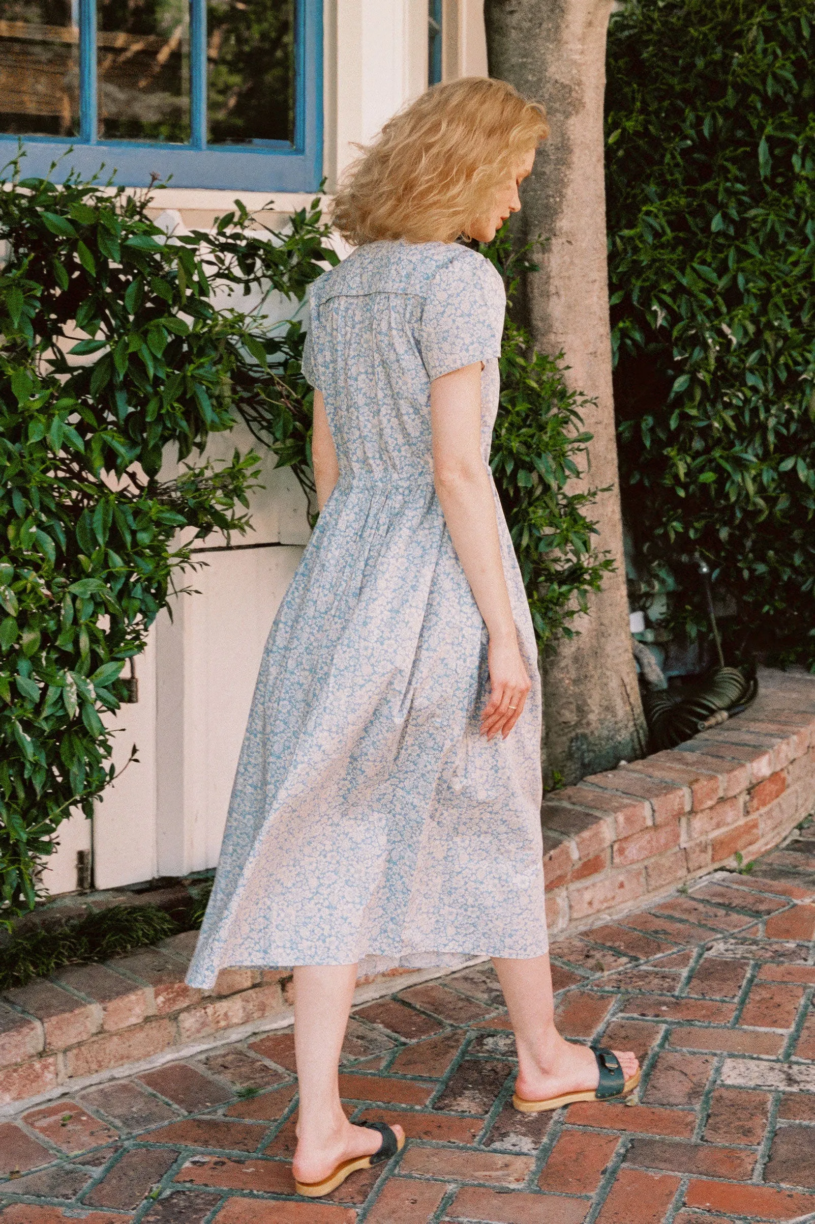 The Dawn Dress | Daisies Blue