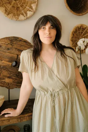 The Dawn Dress Extended | Honeydew Gingham