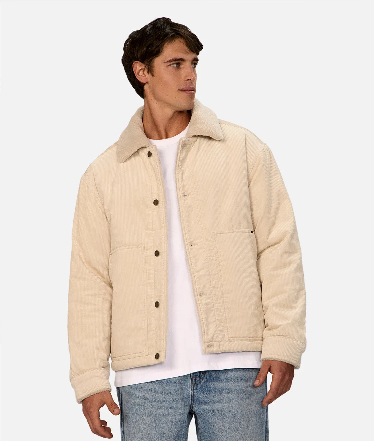 The Sequoia Cord Jacket - Stone