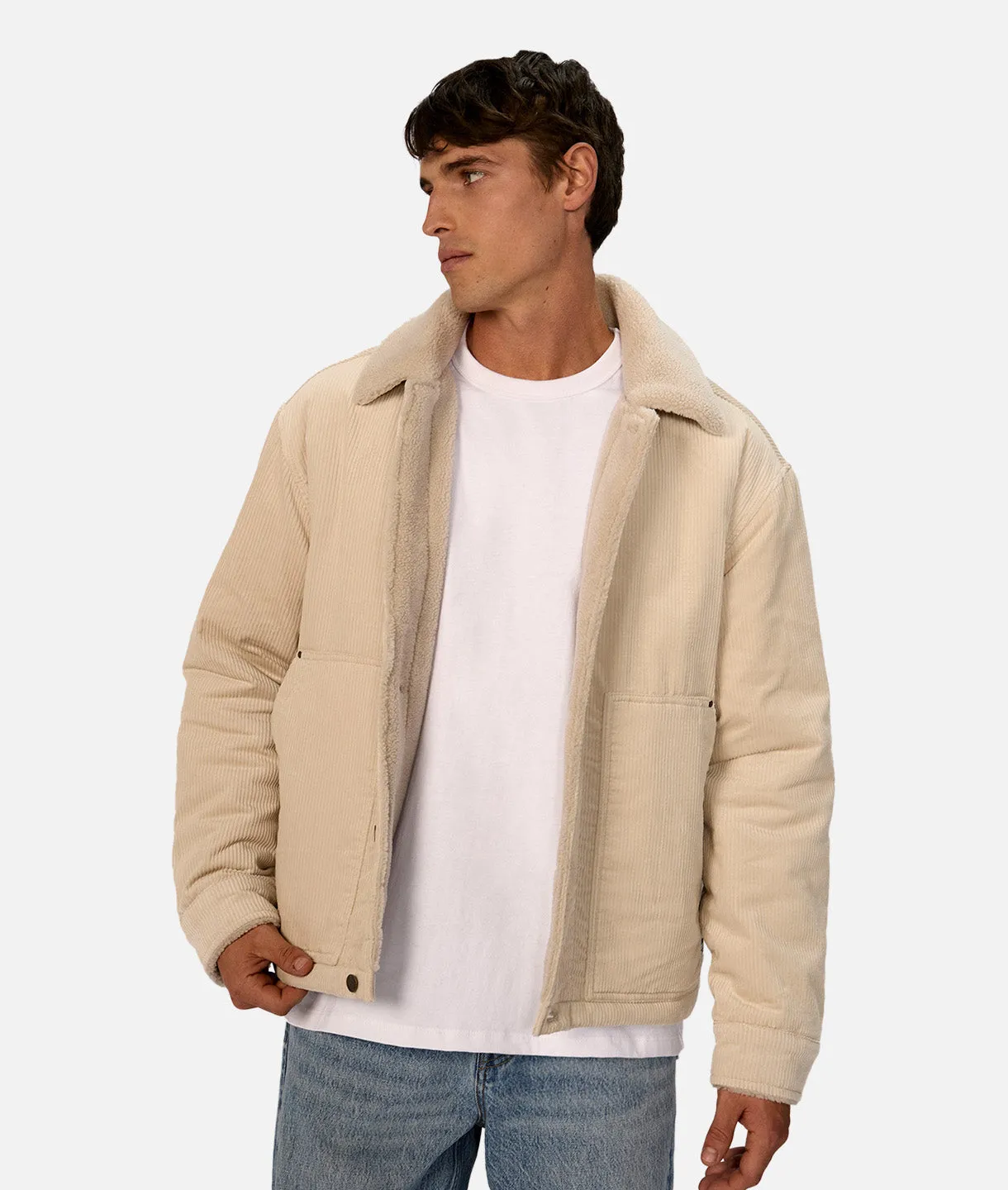 The Sequoia Cord Jacket - Stone