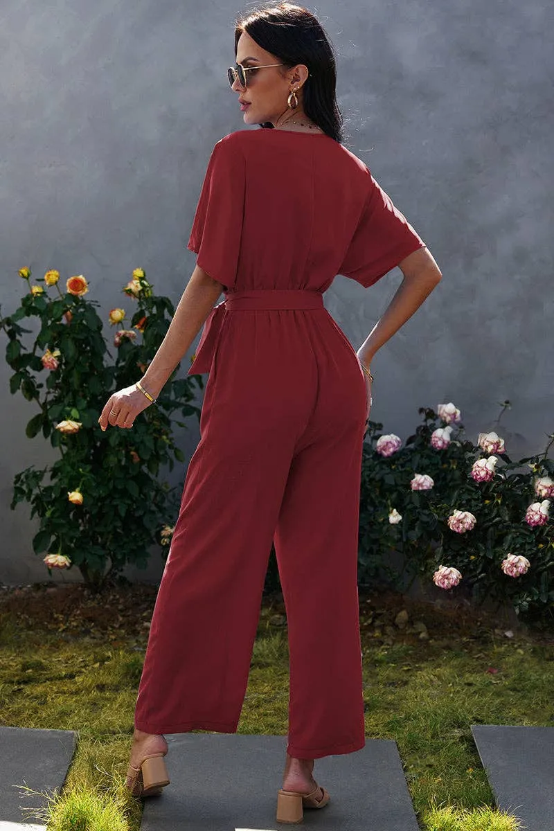 Timeless Wrap Jumpsuit