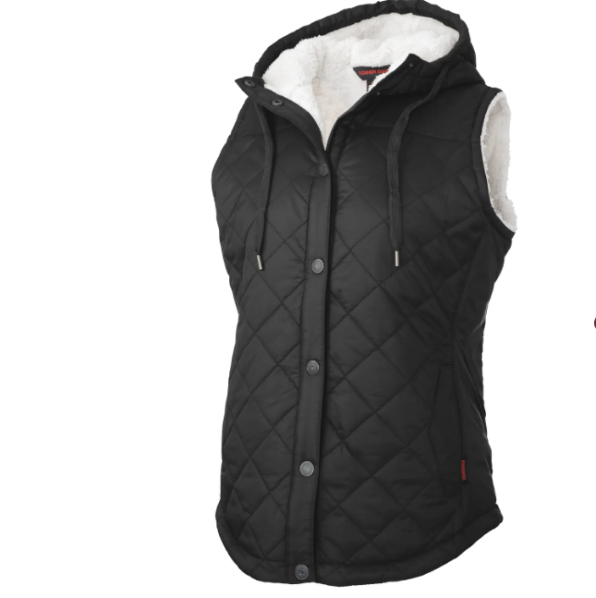 Tough Duck® Women’s Quilted Sherpa Lined Vest WV10