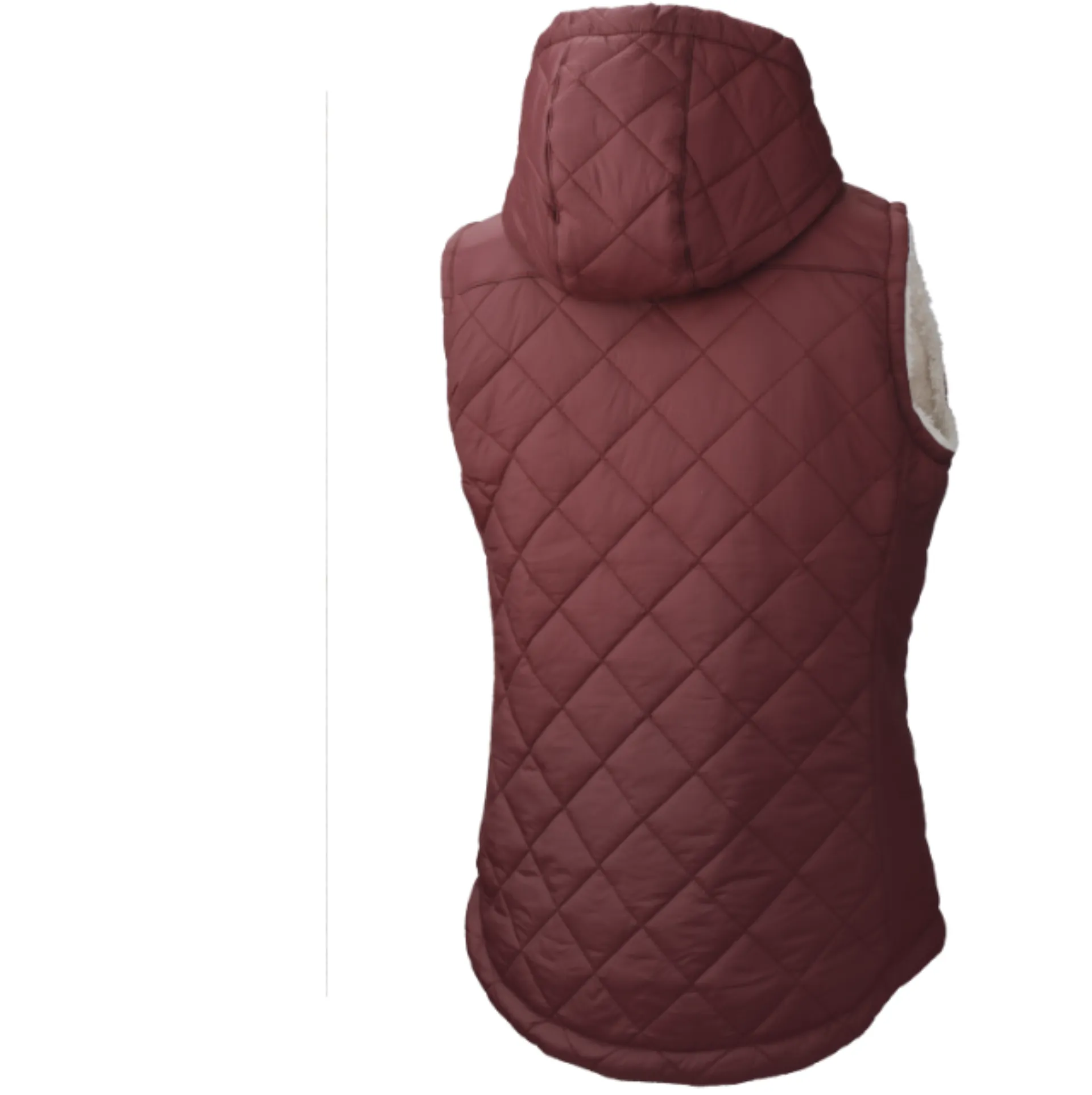 Tough Duck® Women’s Quilted Sherpa Lined Vest WV10