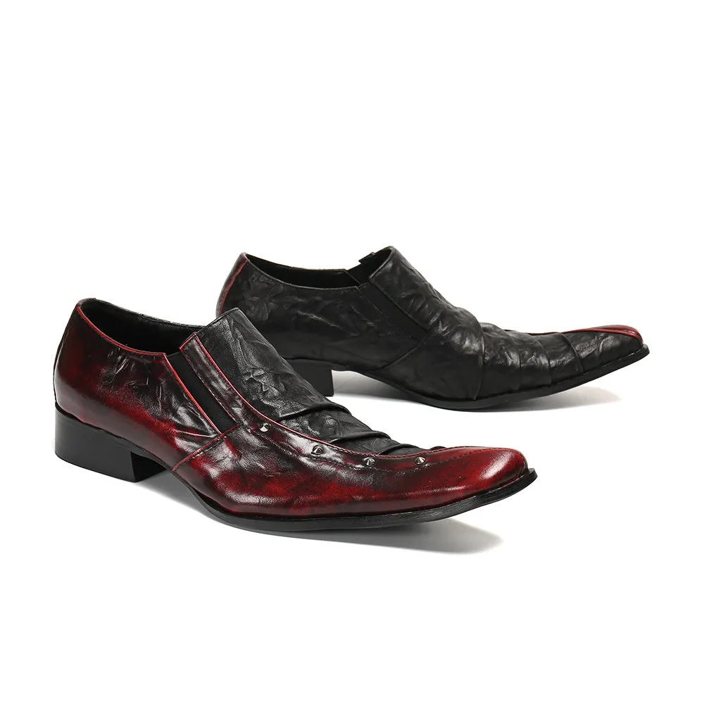 Two Tones Crocodile Casual Loafers for Men