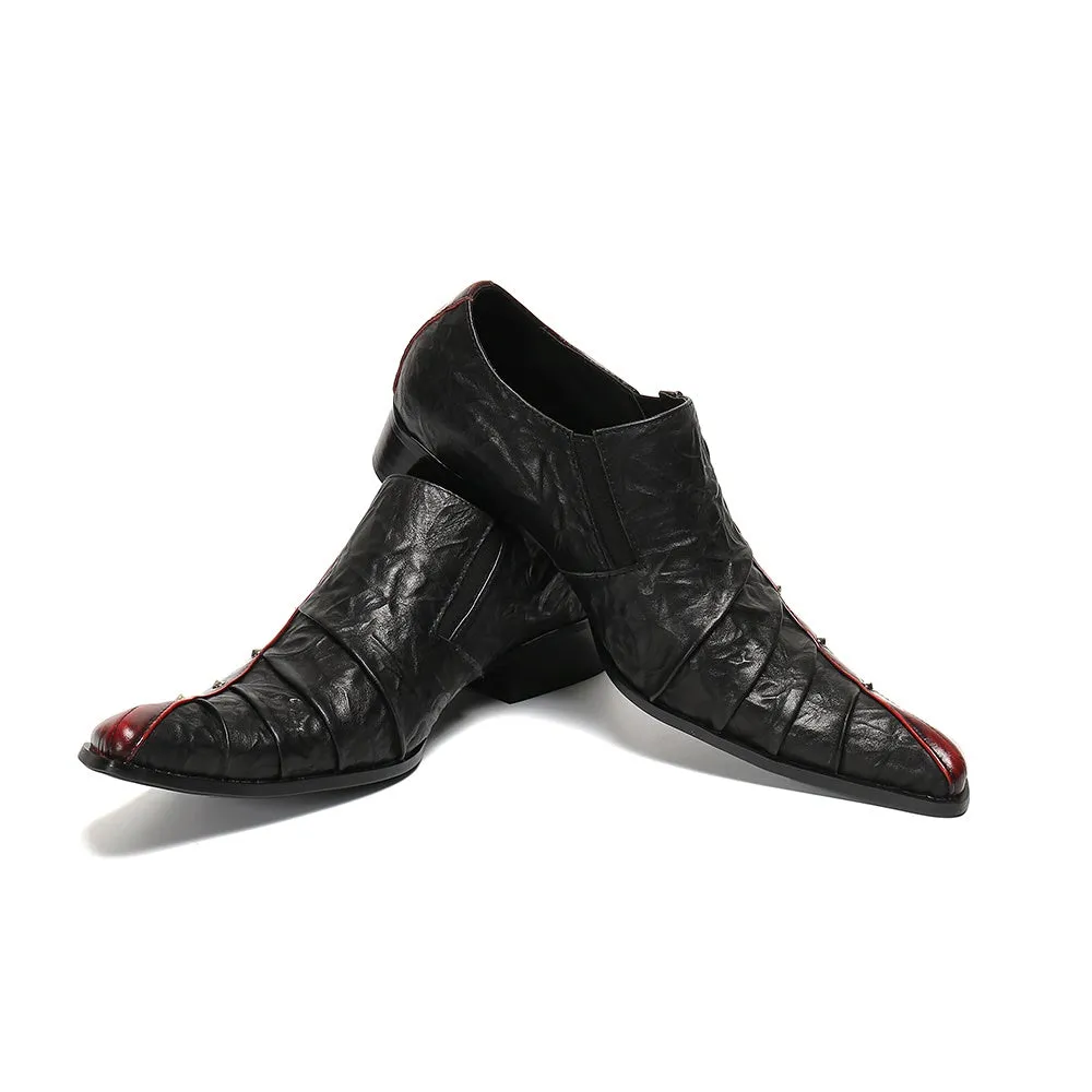 Two Tones Crocodile Casual Loafers for Men