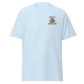 Unisex Fall Embroidered T-Shirt – "Feelin' Gourd-Geous" – Fun & Stylish Fall Tee for Autumn Lovers