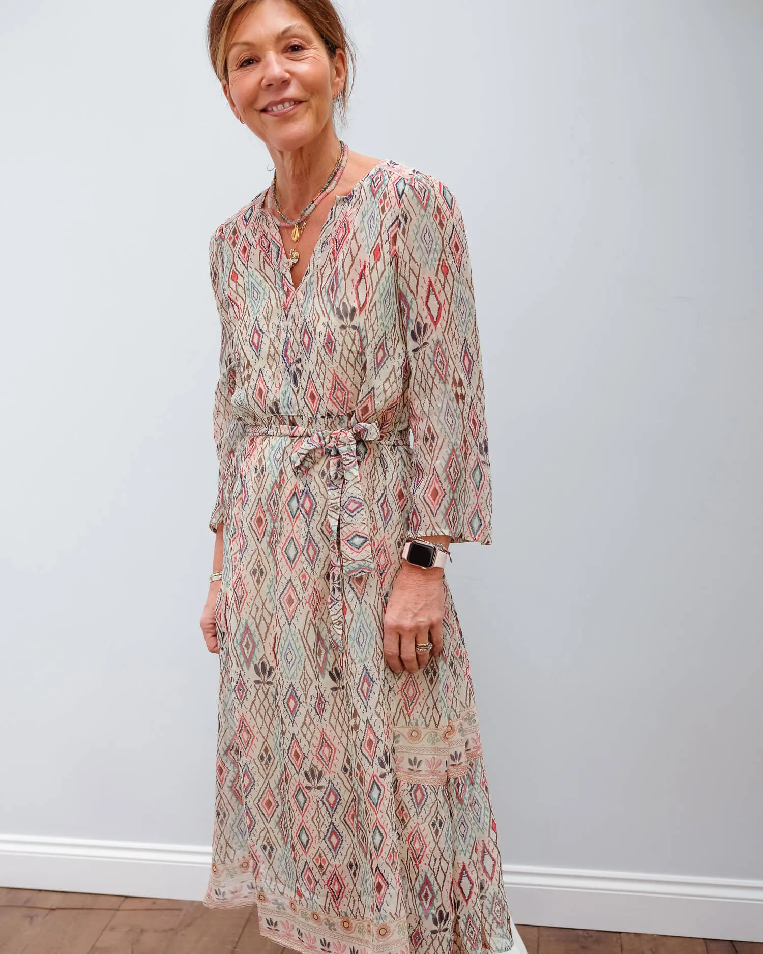 V Ariel dress in multi