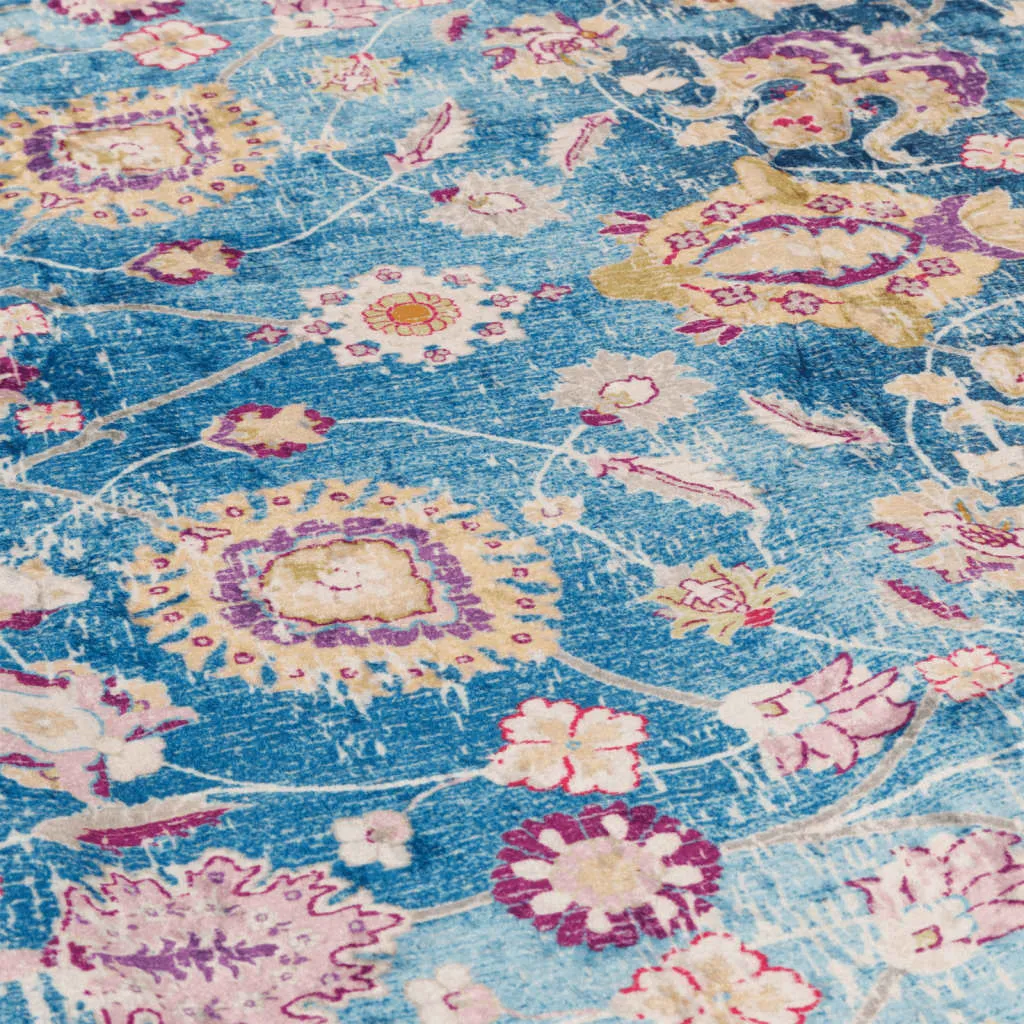 vidaXL Washable Multicolour Rug - 160x230 cm | Anti-Slip, Noise Absorbing, Hygienic & Stylish