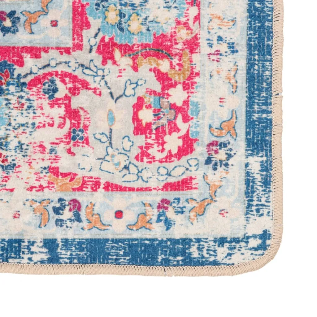 vidaXL Washable Multicolour Rug - 160x230 cm | Anti-Slip, Noise Absorbing, Hygienic & Stylish