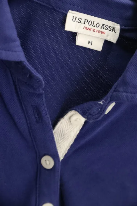 Vintage US Polo ASSN blue mens medium Polo shirt