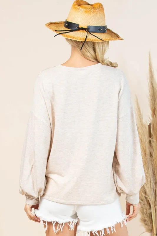 Vintage Western Graphic Relaxed Sweatshirt