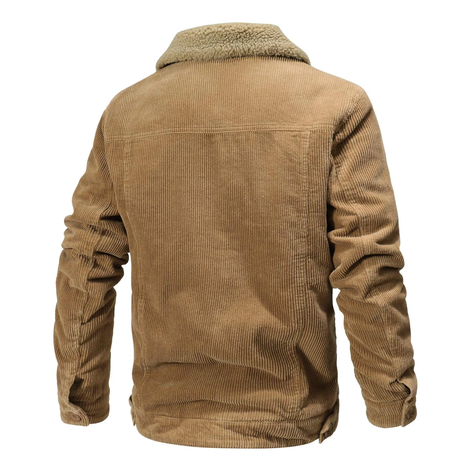Warm Sherpa-Lined Bomber Jacket