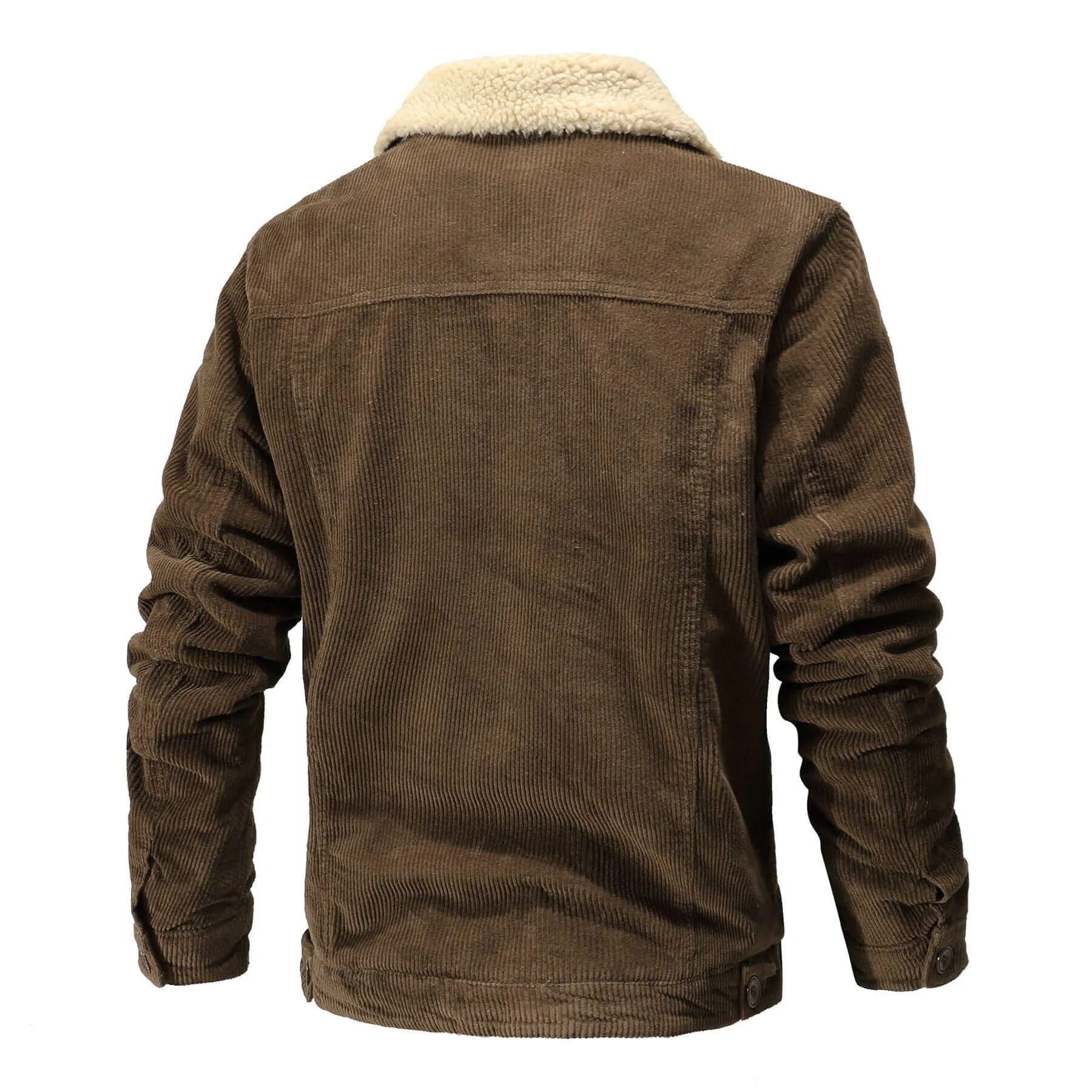 Warm Sherpa-Lined Bomber Jacket