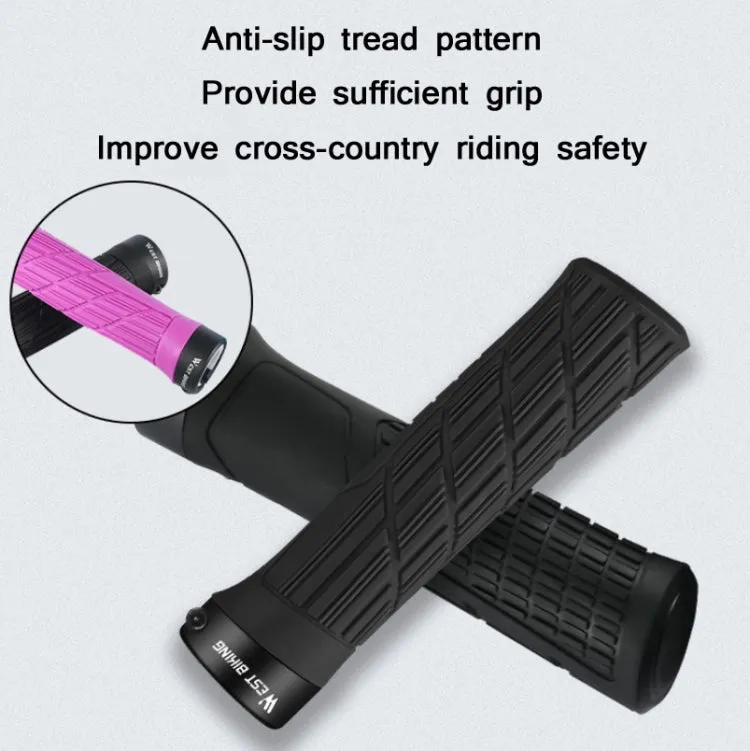 WEST BIKING Bicycle Anti-Skid And Shock-Absorbing Comfortable Grip Cover(Grass Green)