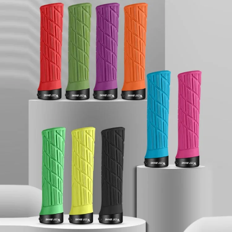 WEST BIKING Bicycle Anti-Skid And Shock-Absorbing Comfortable Grip Cover(Grass Green)