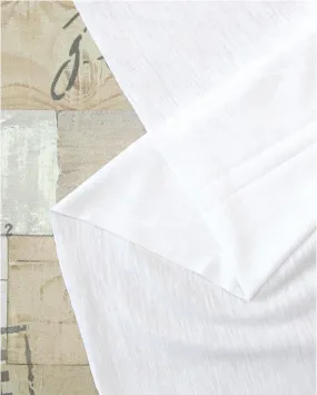 White Cotton Knit Fabric - 74 Inches Wide - By the Yard 89490 160506-1