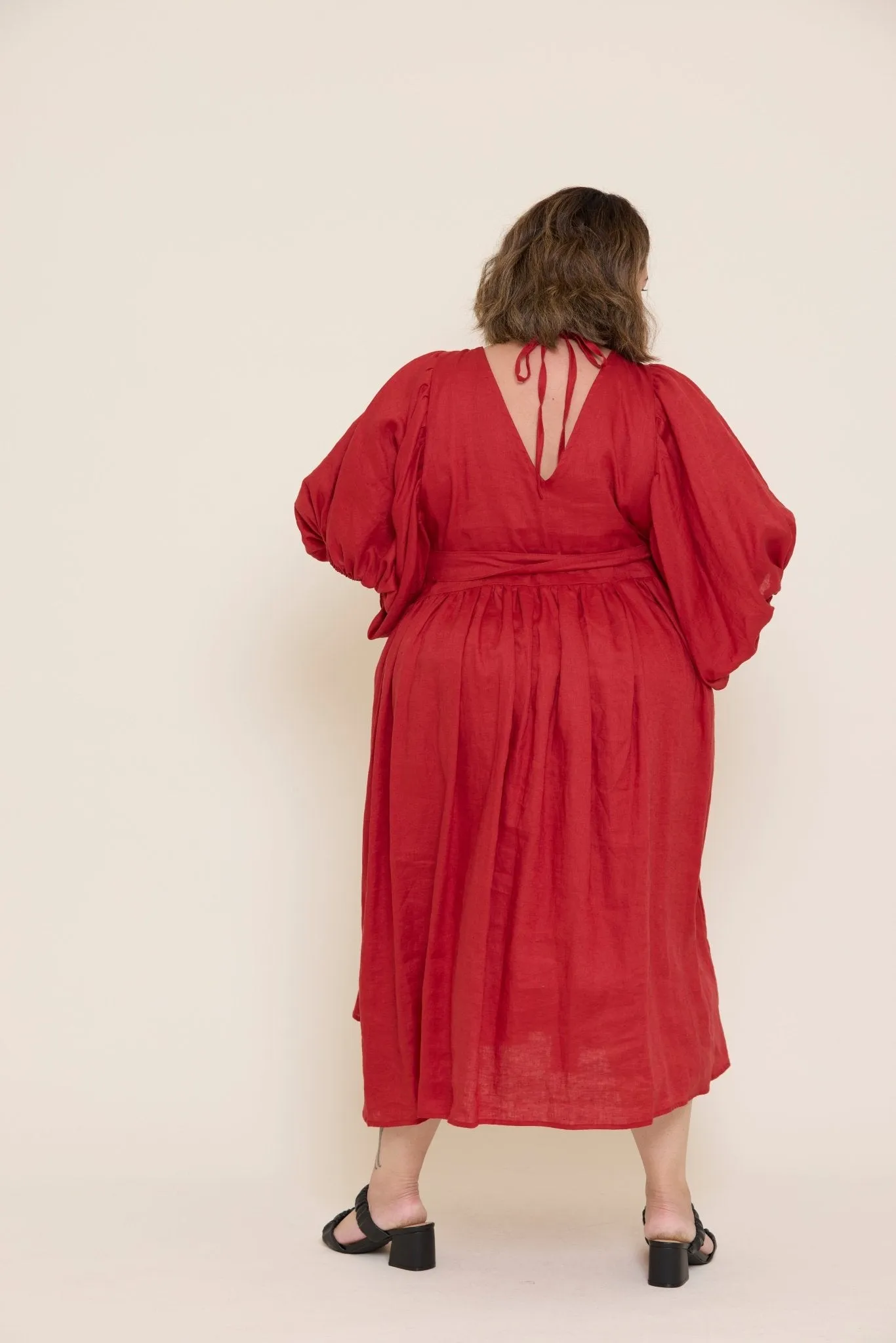 Willow Dress Crimson - Size 24