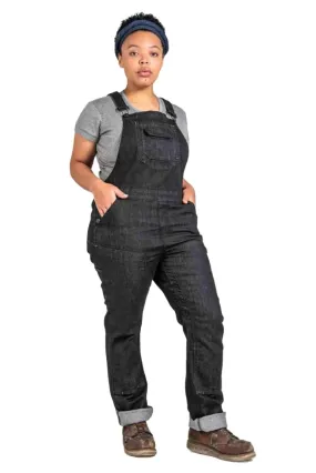 Women's Freshley Overall Drop Seat - Grey Thermal Denim