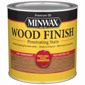 Wood Finish Semi-Transparent QUART - RED CHESTNUT