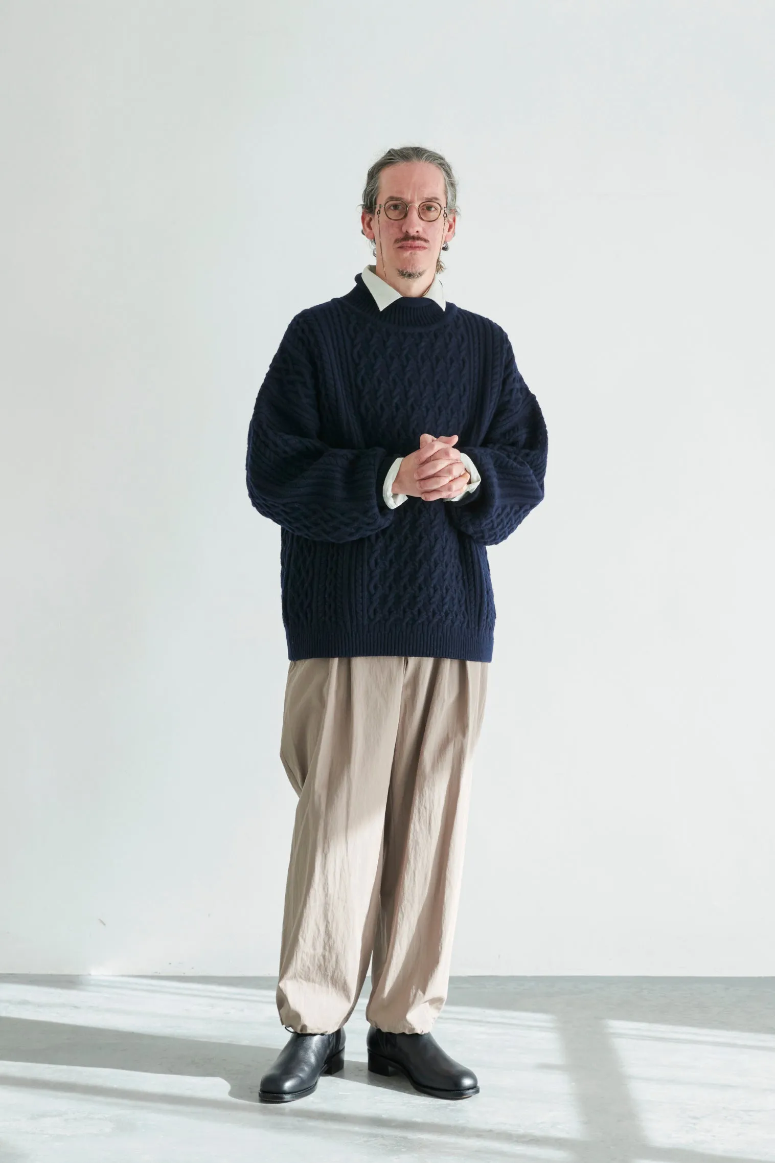 YSK-23AW-KN12 BANKA CURL HIGH NECK KNIT